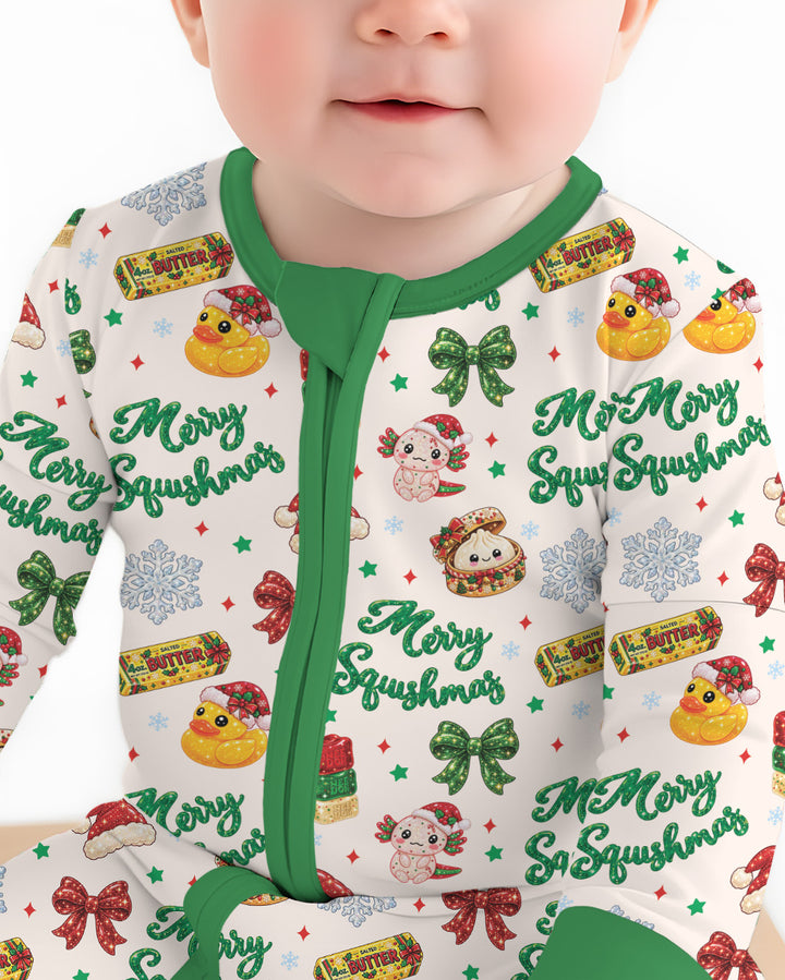 Merry Squishmas Bamboo Convertible Zippy