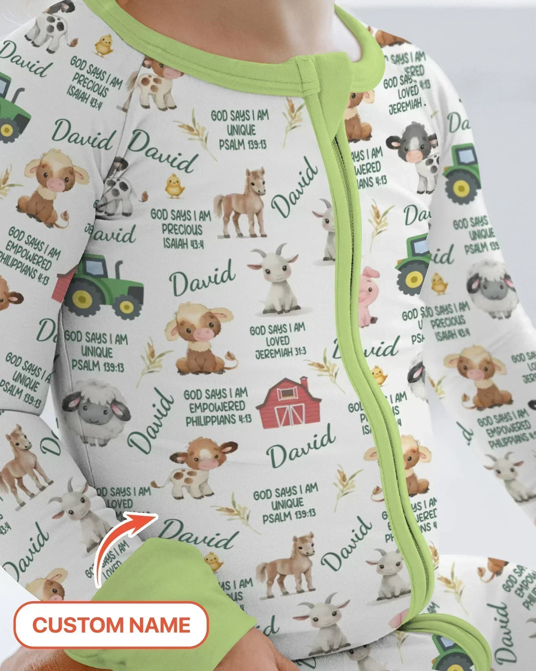 Gerippte Babykleidung mit individuellem Foto - Weich &amp; Skizzenhaft