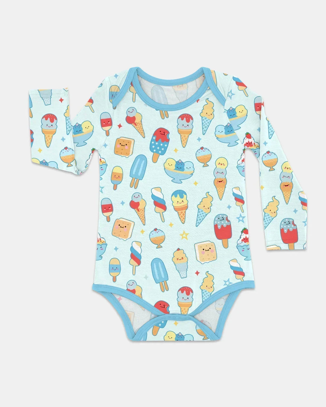 Gerippte Babykleidung mit individuellem Foto - Weich &amp; Skizzenhaft