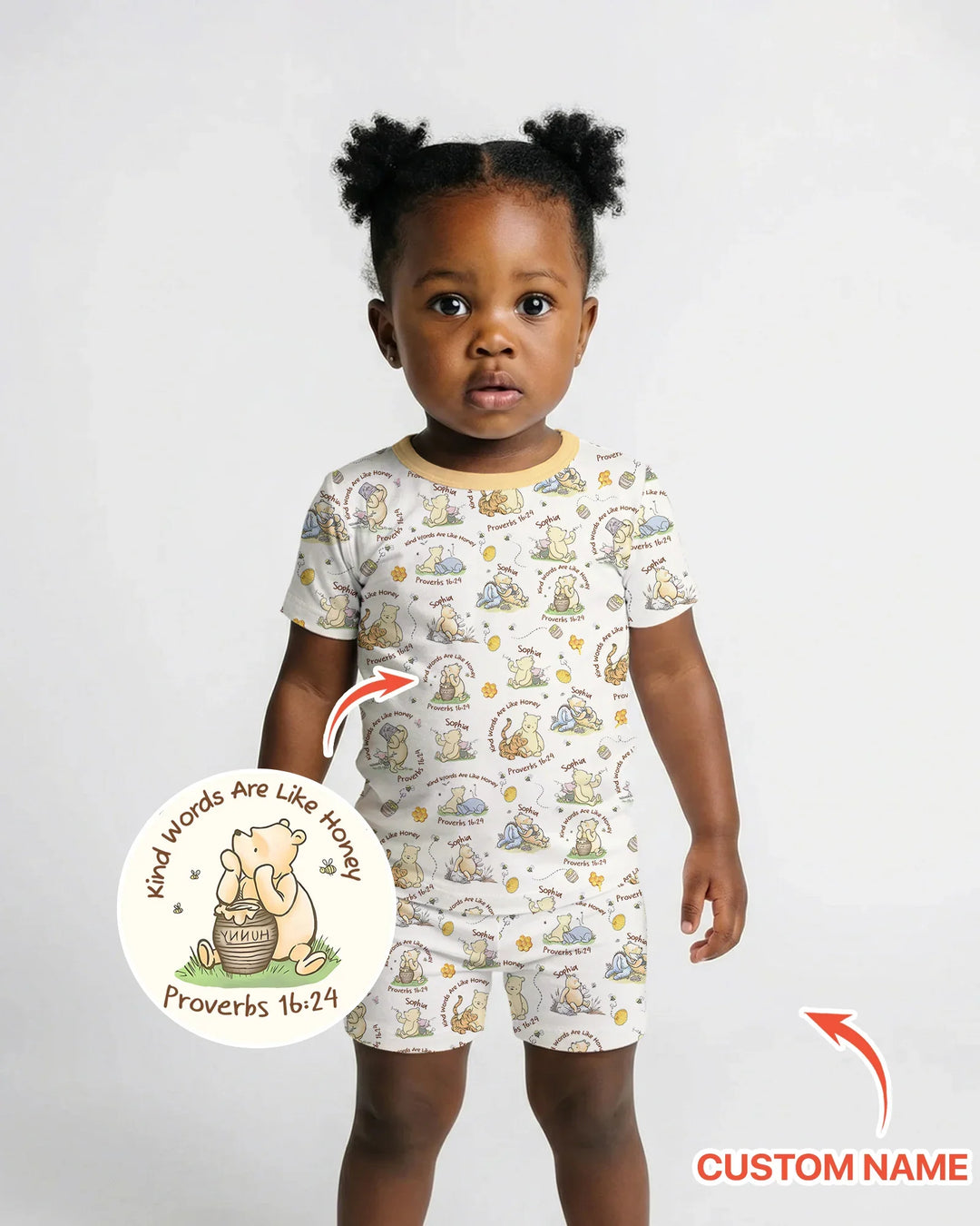 Zweiteiliges Pyjama-Set mit kurzen Ärmeln und Shorts im Sommer-Design