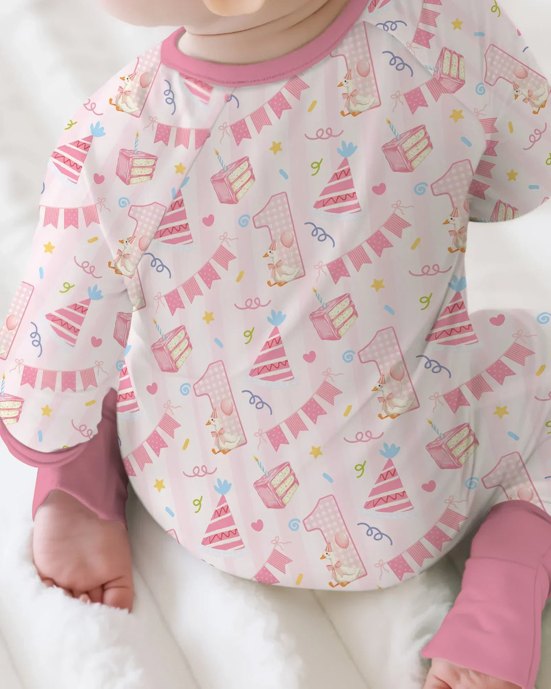 Gerippte Babykleidung mit individuellem Foto - Weich &amp; Skizzenhaft