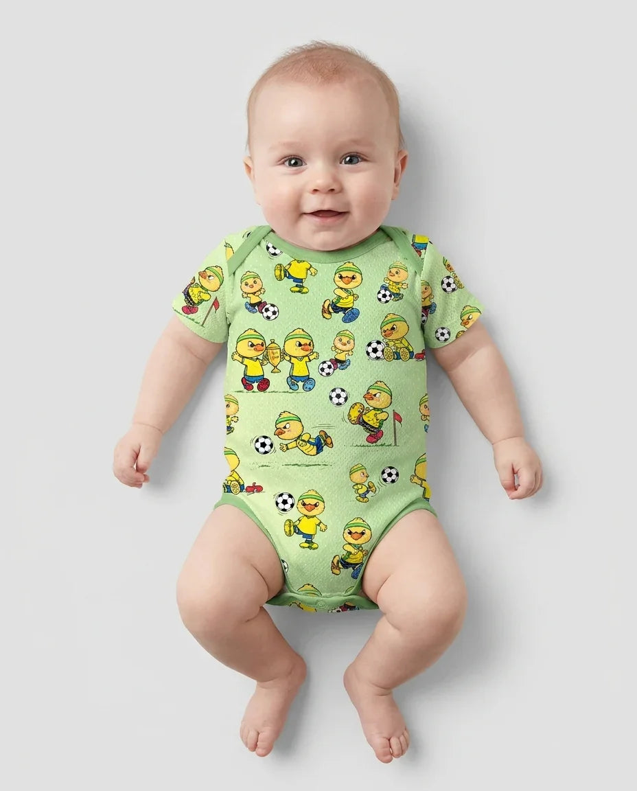 Gerippte Babykleidung mit individuellem Foto - Weich &amp; Skizzenhaft