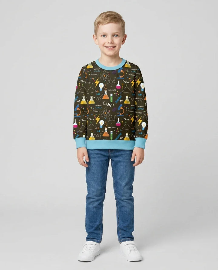 Baseball-Sweatshirt mit Rundhalsausschnitt aus Bambus und christlichem Motiv