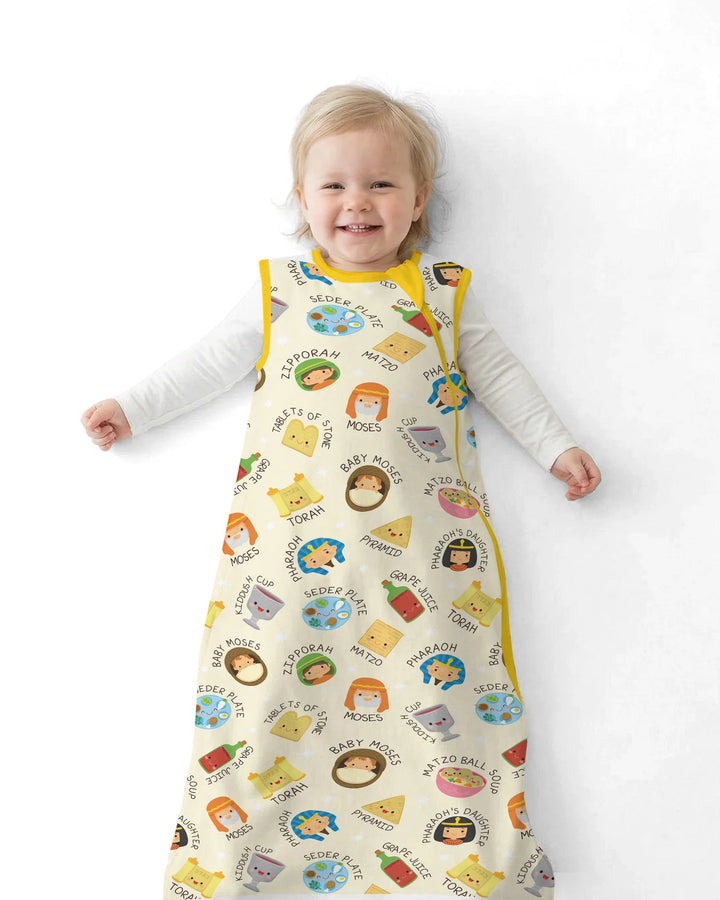 Cute Passover Characters Bamboo Sleep Bag