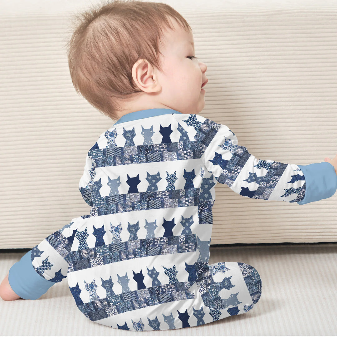 Gerippte Babykleidung mit individuellem Foto - Weich &amp; Skizzenhaft