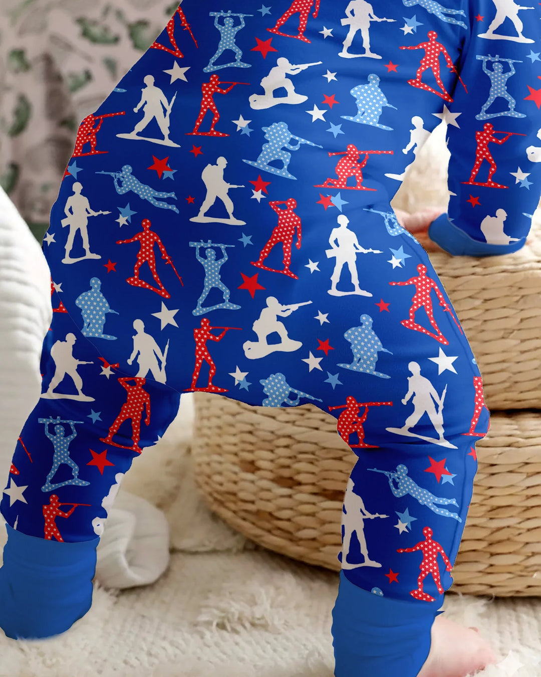 Gerippte Babykleidung mit individuellem Foto - Weich &amp; Skizzenhaft
