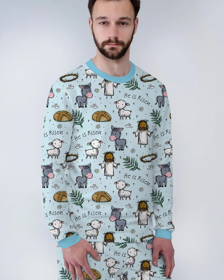Vorlage Herren-Pyjama-Set