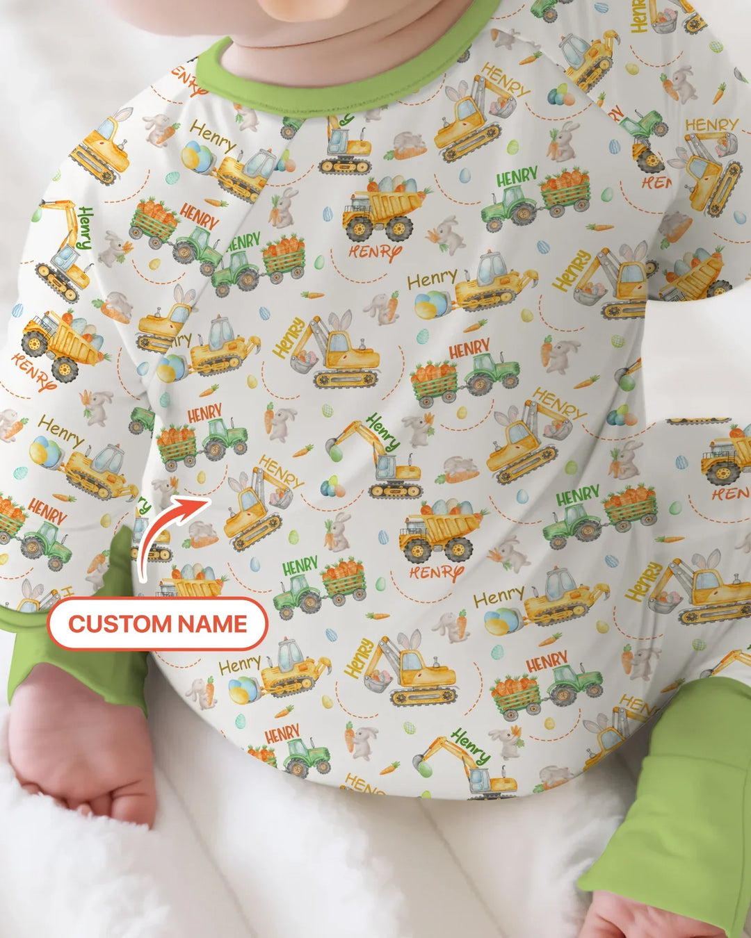 Gerippte Babykleidung mit individuellem Foto - Weich &amp; Skizzenhaft