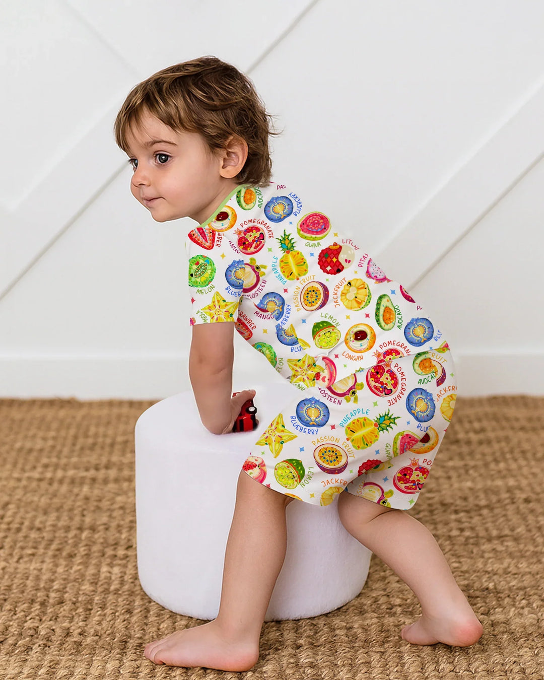 Juicy World Bamboo Two Piece Short Sleeve Shorts Pajama Set