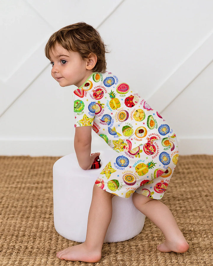 Juicy World Bamboo Two Piece Short Sleeve Shorts Pajama Set