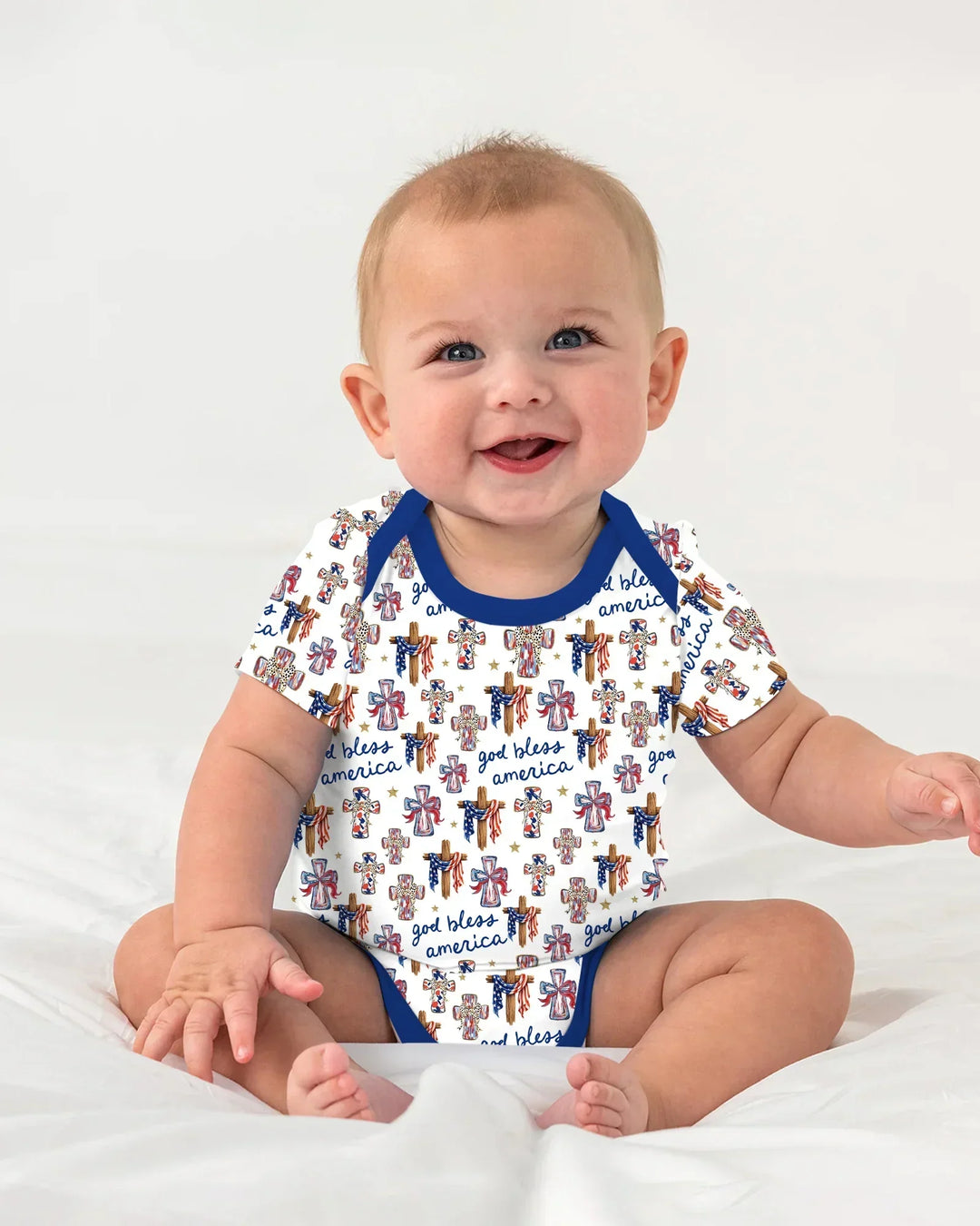 Gerippte Babykleidung mit individuellem Foto - Weich &amp; Skizzenhaft