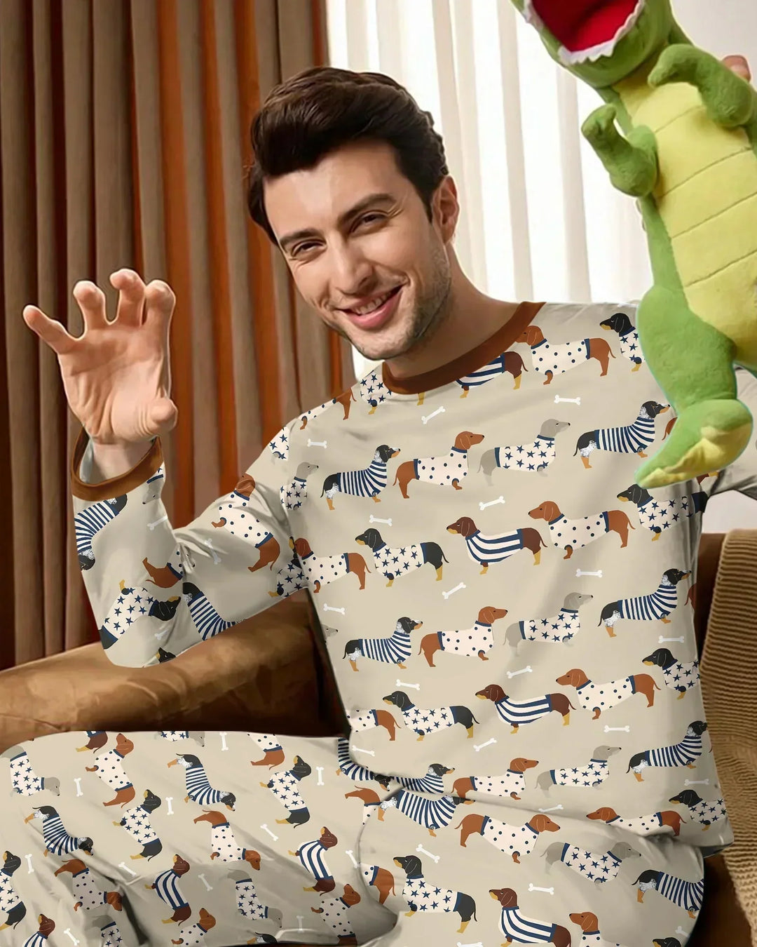 Vorlage Herren-Pyjama-Set