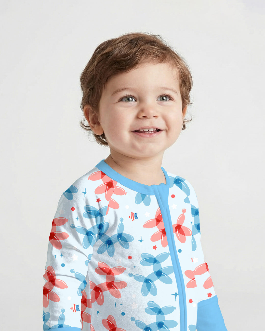 Gerippte Babykleidung mit individuellem Foto - Weich &amp; Skizzenhaft
