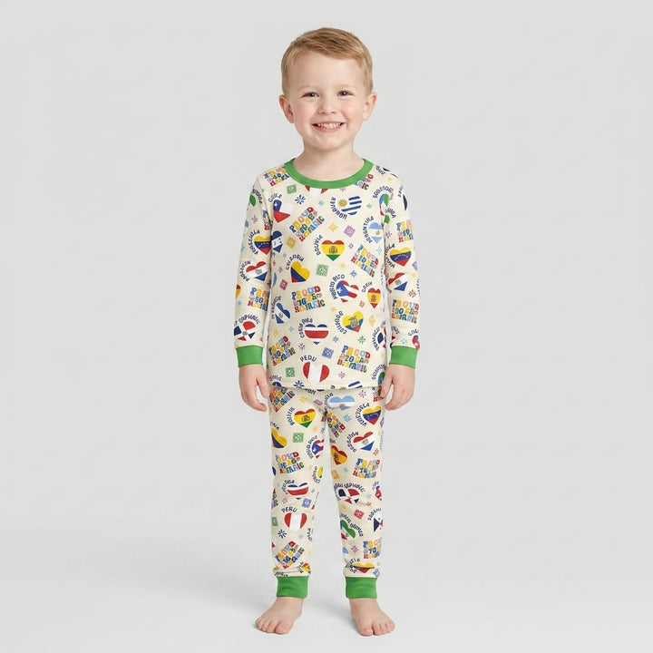 Proud To Be Hispanic Bamboo Two Piece Long Sleeve Pajama Set