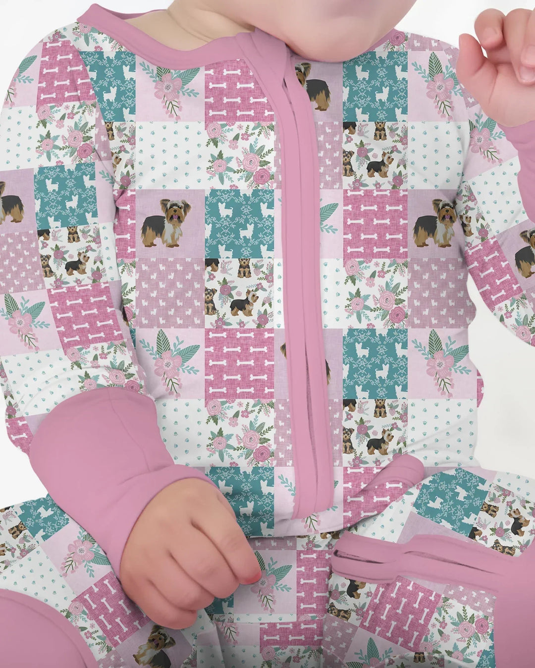 Gerippte Babykleidung mit individuellem Foto - Weich &amp; Skizzenhaft