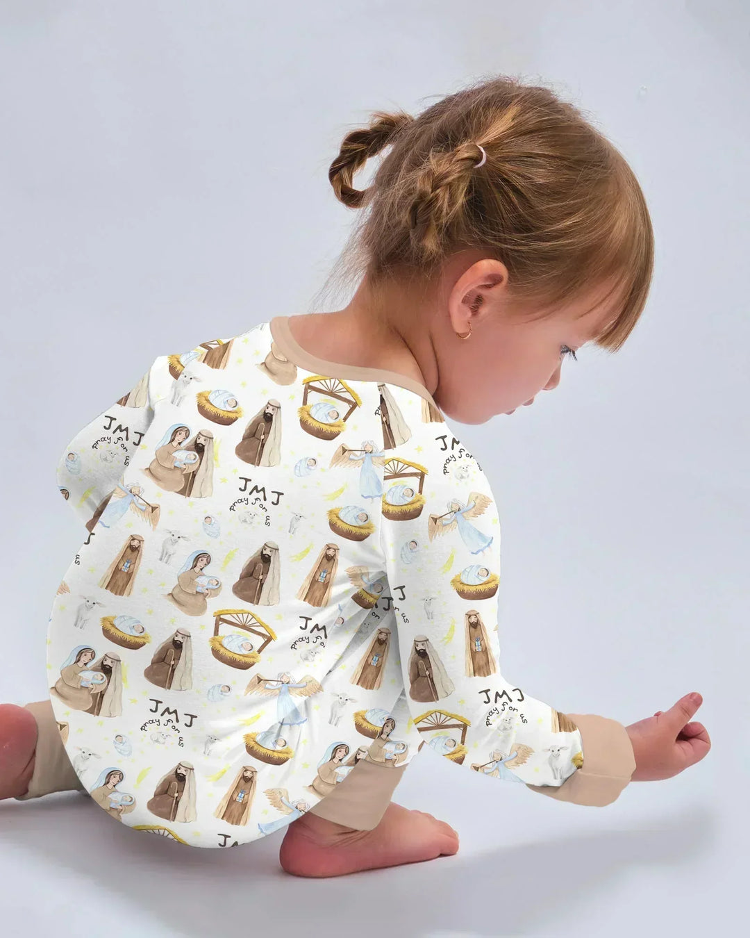 Gerippte Babykleidung mit individuellem Foto - Weich &amp; Skizzenhaft