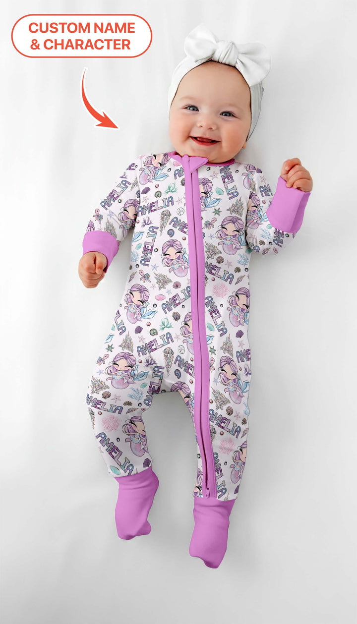 Gerippte Babykleidung mit individuellem Foto - Weich &amp; Skizzenhaft