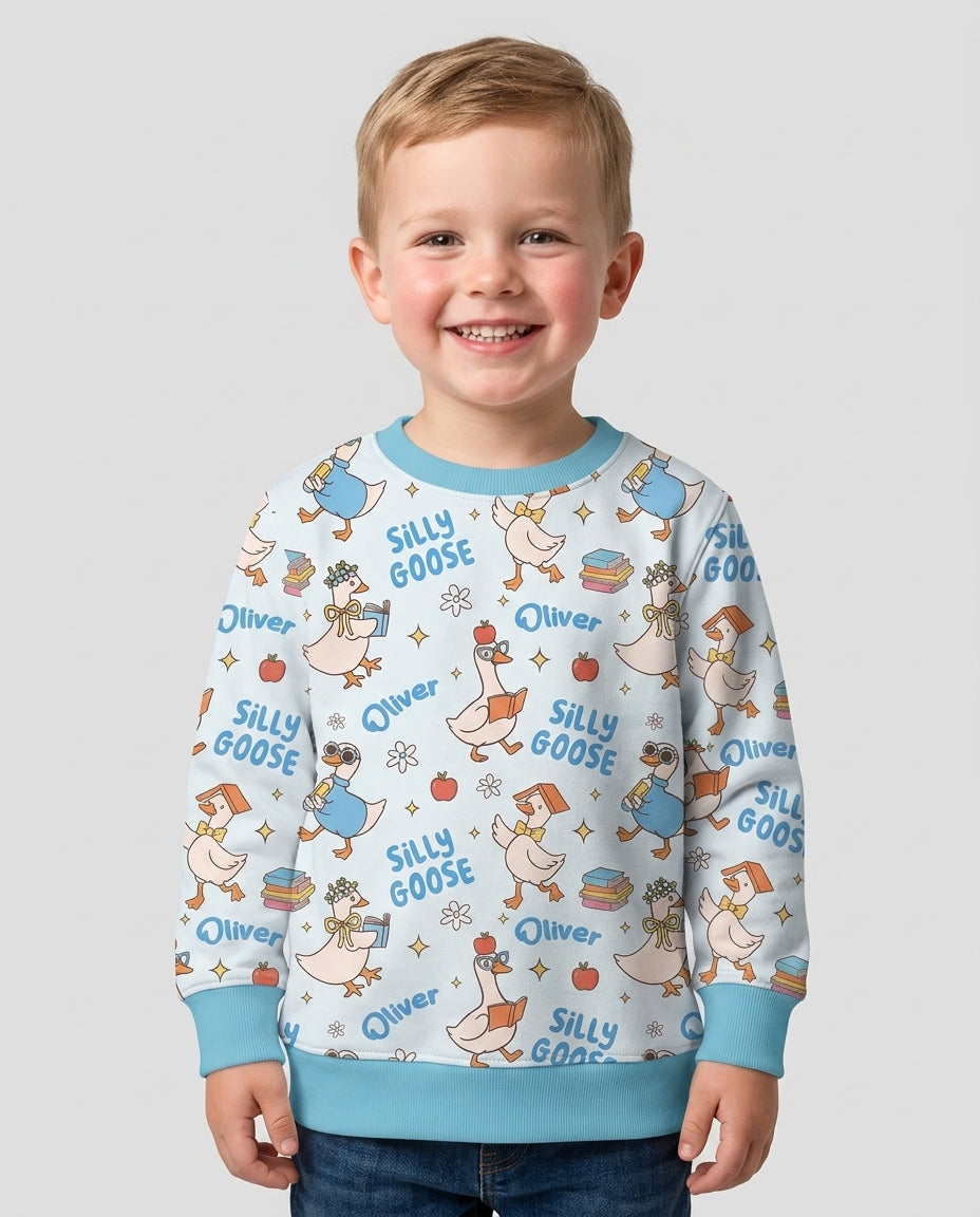 Custom Template Bambus-Rundhals-Sweatshirt