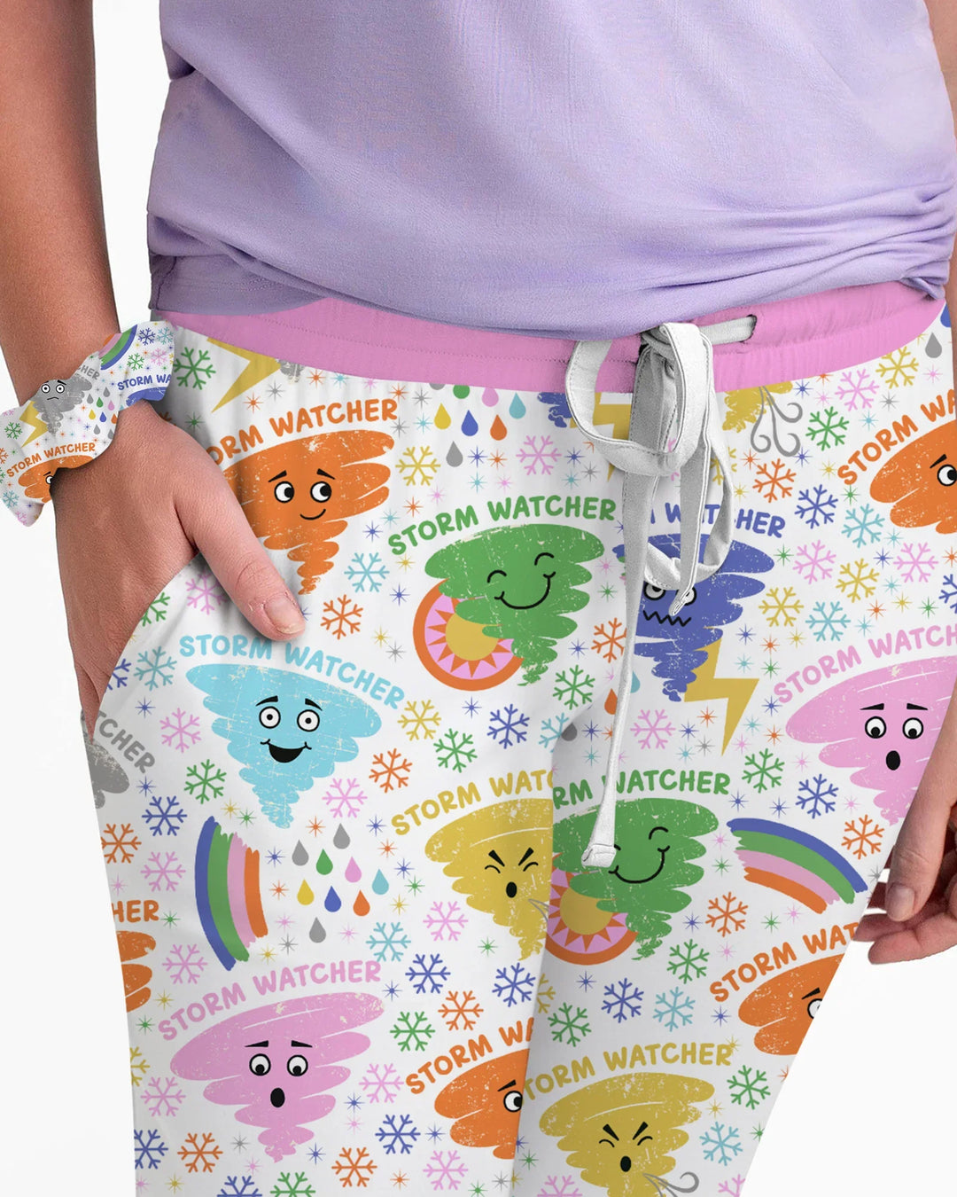 Tornado Family Matching Bamboo Women Pajama Set