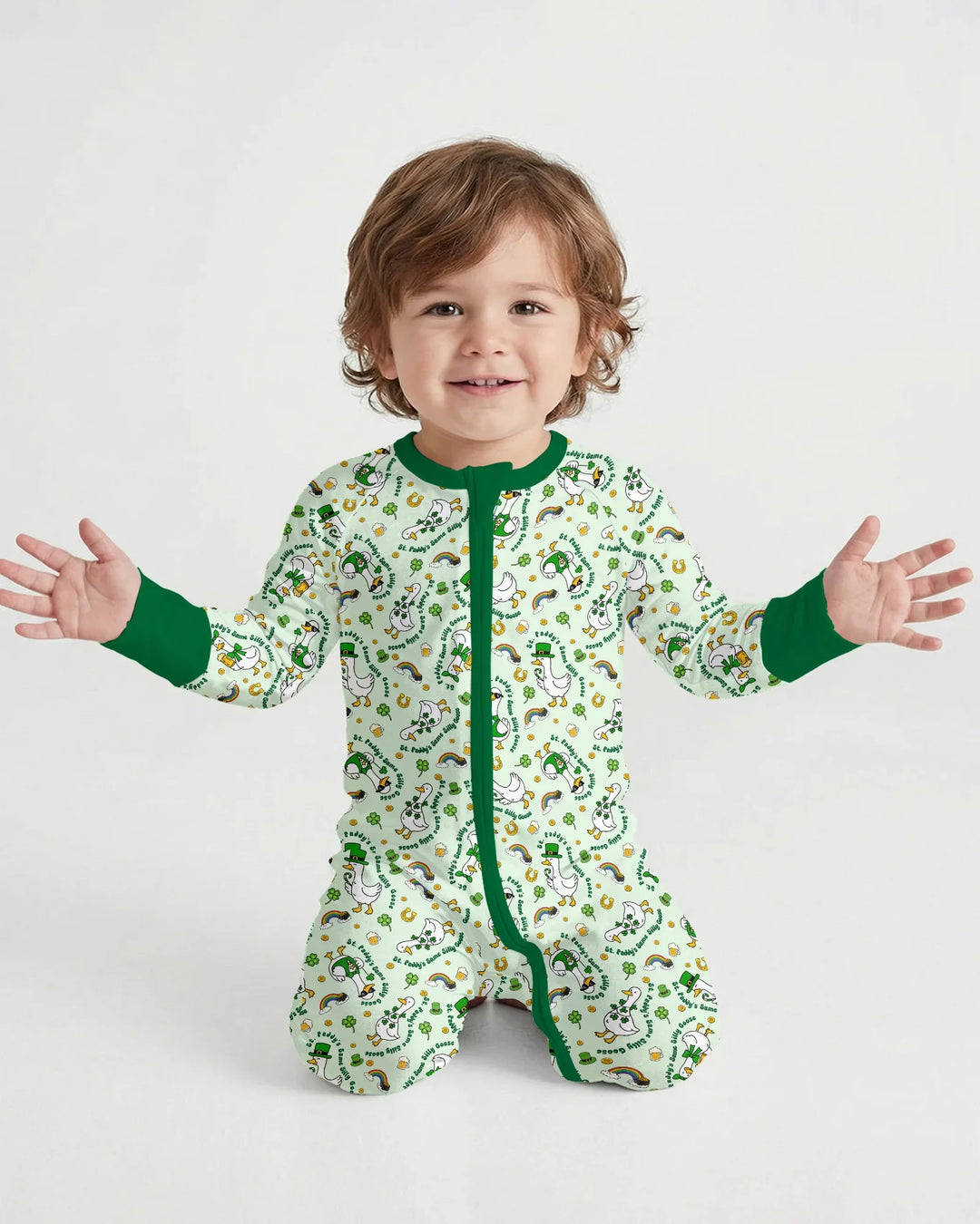St. Patrick's Day Silly Goose Bamboo Convertible Zippy
