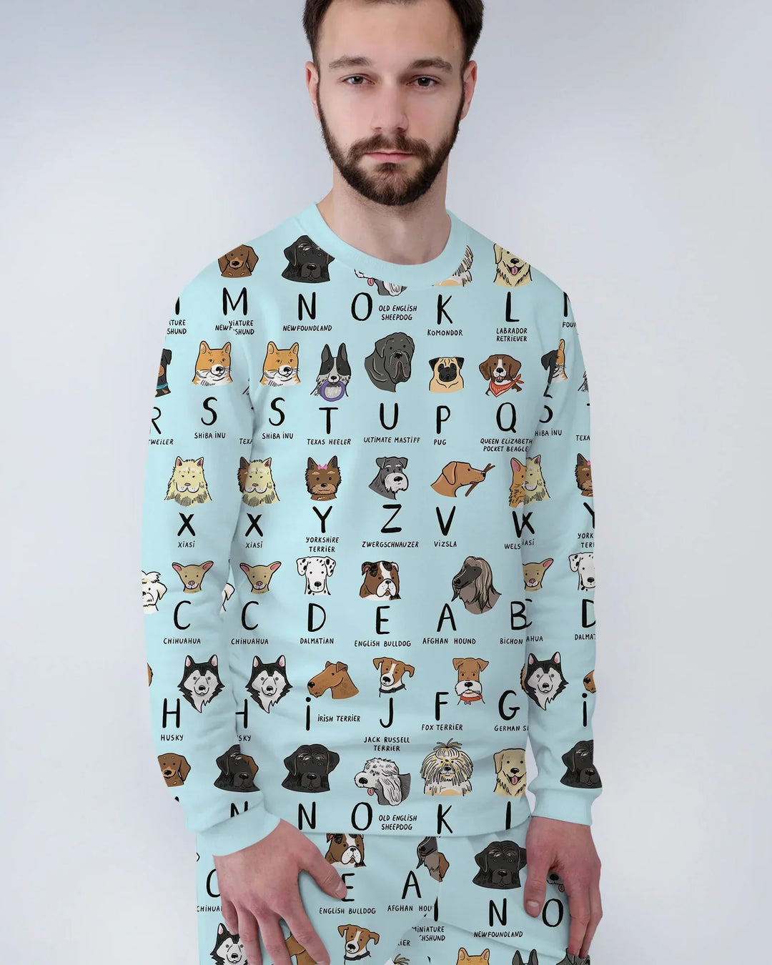 Vorlage Herren-Pyjama-Set