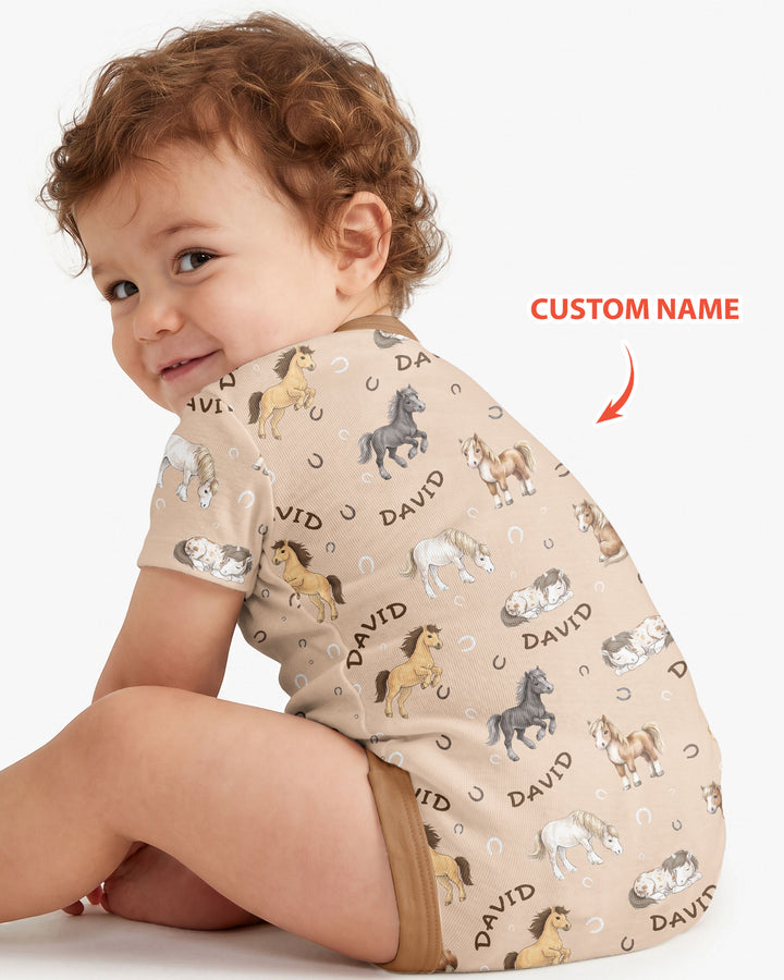 Custom Name Is It Too Soon to Ask for a Pony Bamboo Bodysuit