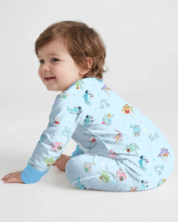 Gerippte Babykleidung mit individuellem Foto - Weich &amp; Skizzenhaft
