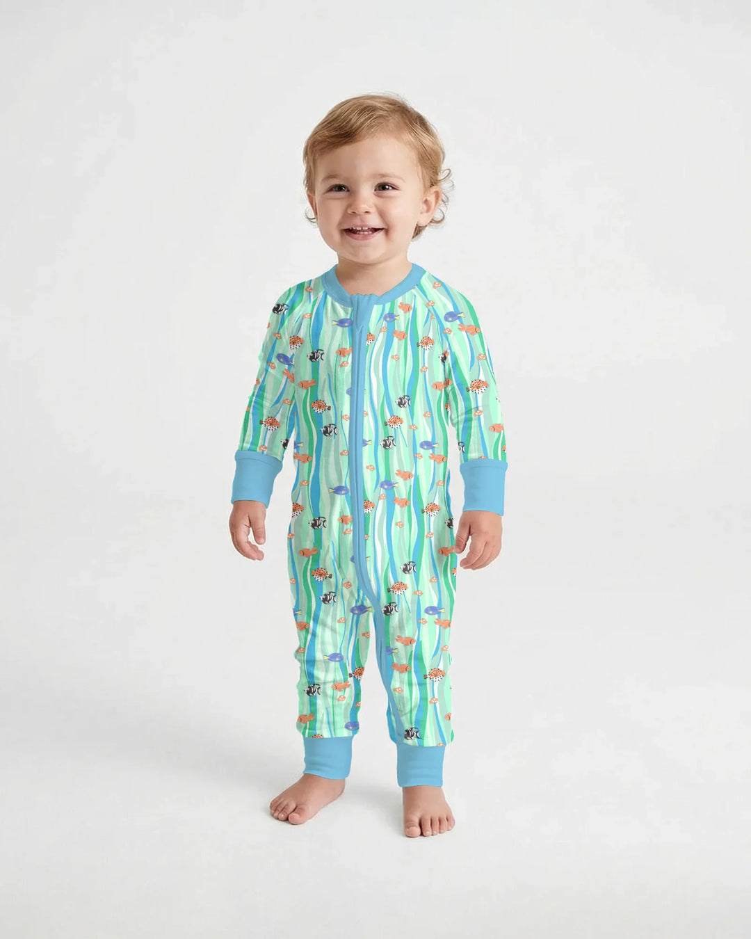 Gerippte Babykleidung mit individuellem Foto - Weich &amp; Skizzenhaft