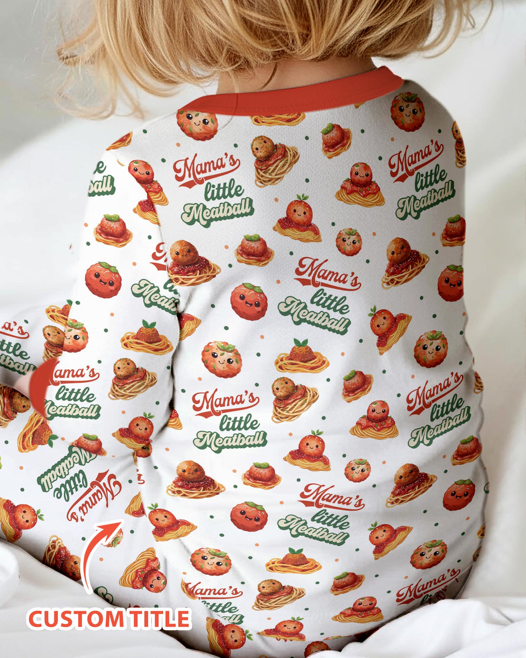 Custom Name Little Meatball Bamboo Convertible Zippy