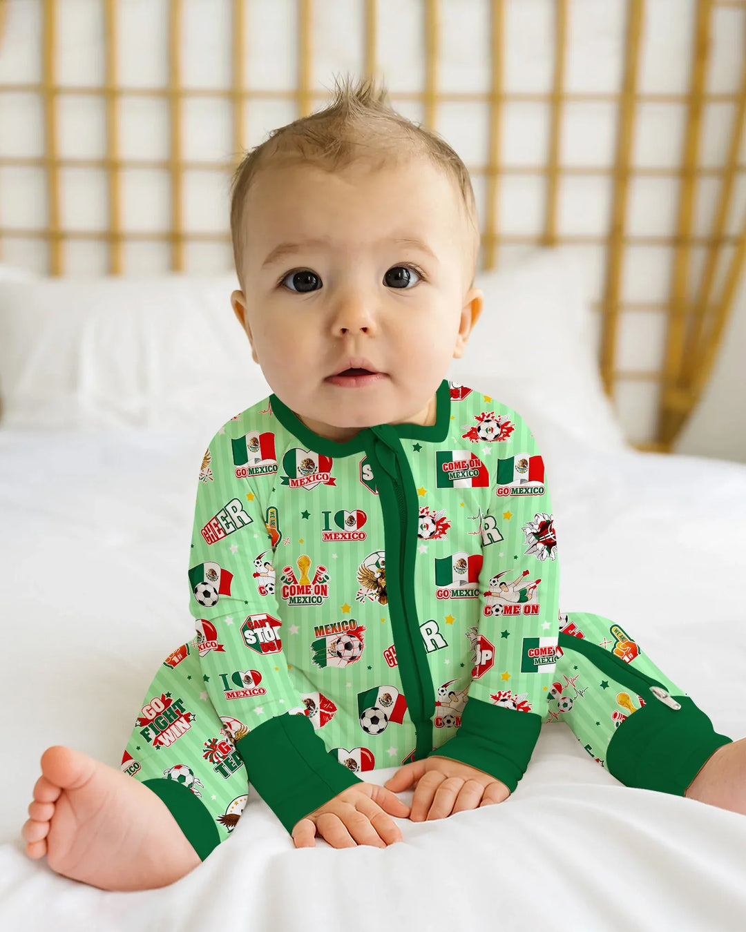 Gerippte Babykleidung mit individuellem Foto - Weich &amp; Skizzenhaft