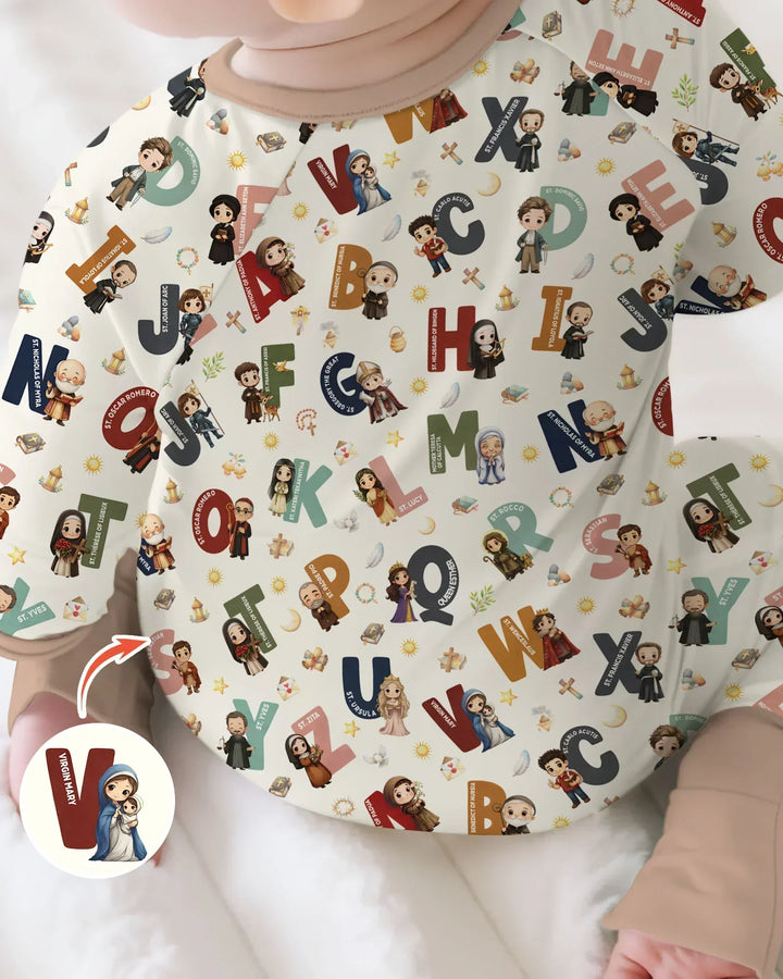 Gerippte Babykleidung mit individuellem Foto - Weich &amp; Skizzenhaft