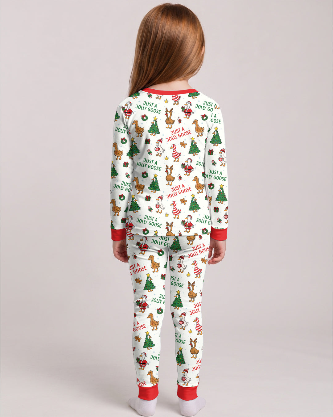 Just A Jolly Goose Bamboo Two Piece Long Sleeve Pajama Set