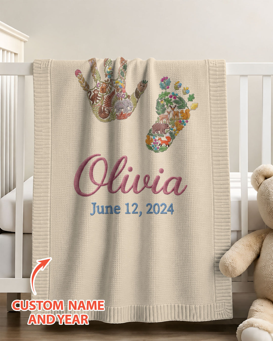 Baby Prints Baby Cotton Blanket