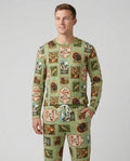 Hunting Let Us Thank Him For Our Food Bamboo Men's Pajama Set