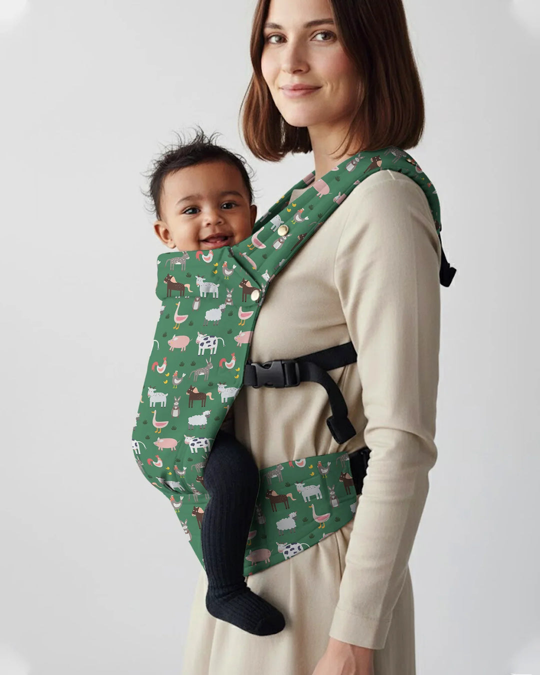 Cute Farm Animals Meadow Baby Carrier