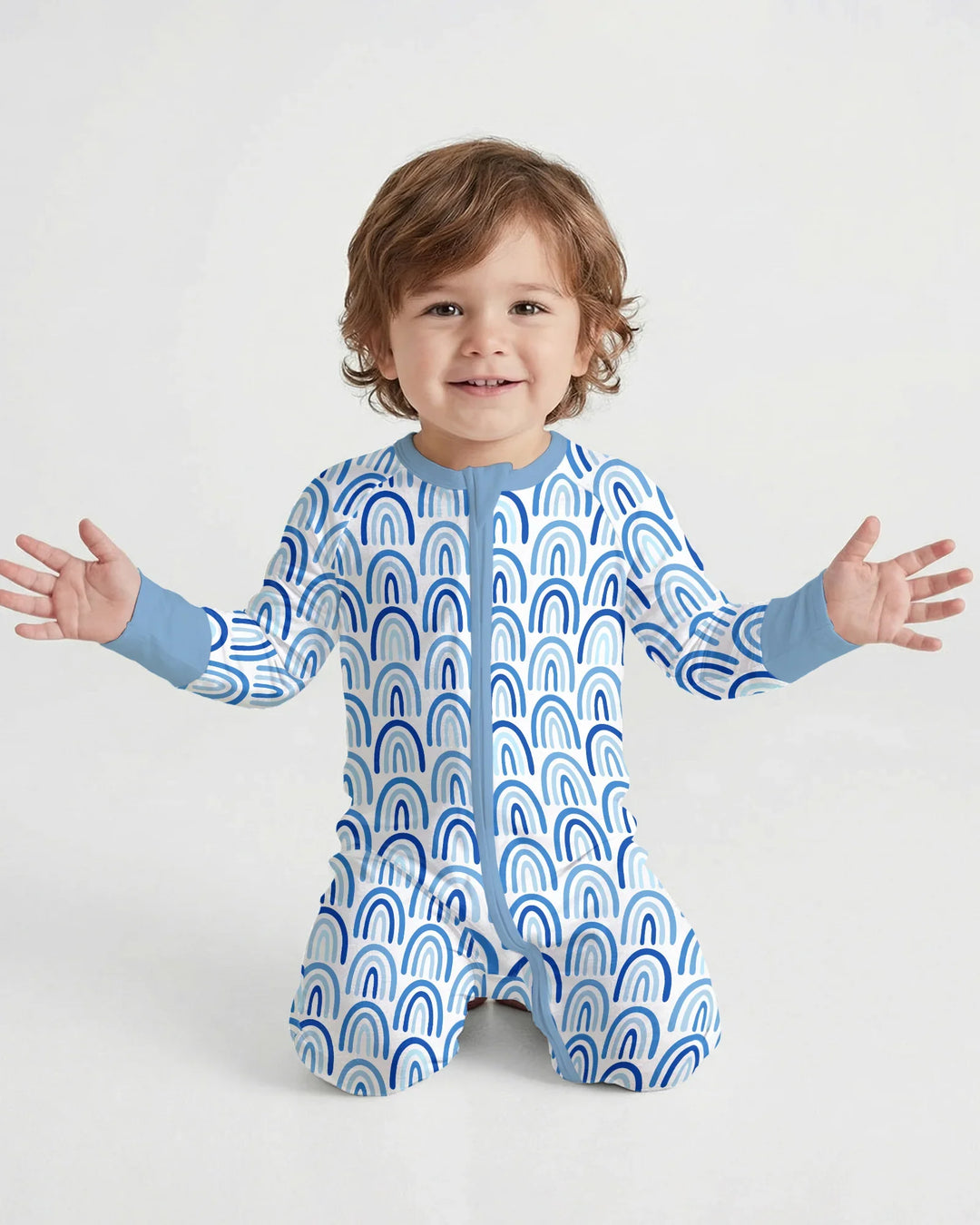 Gerippte Babykleidung mit individuellem Foto - Weich &amp; Skizzenhaft