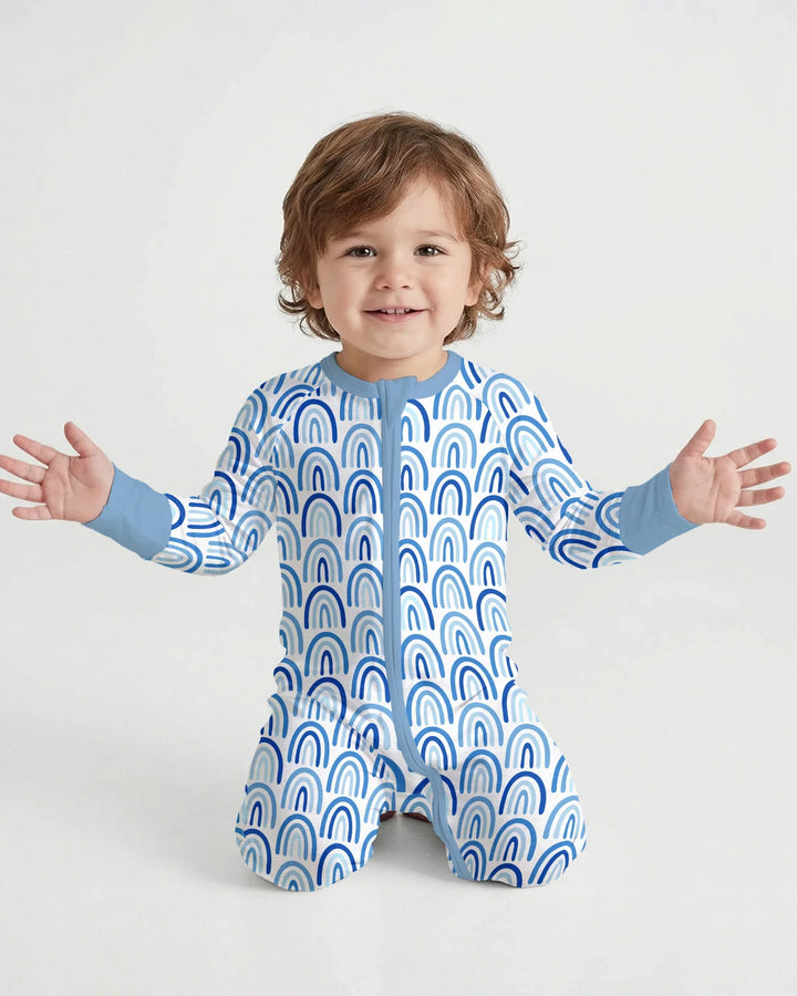 Gerippte Babykleidung mit individuellem Foto - Weich &amp; Skizzenhaft