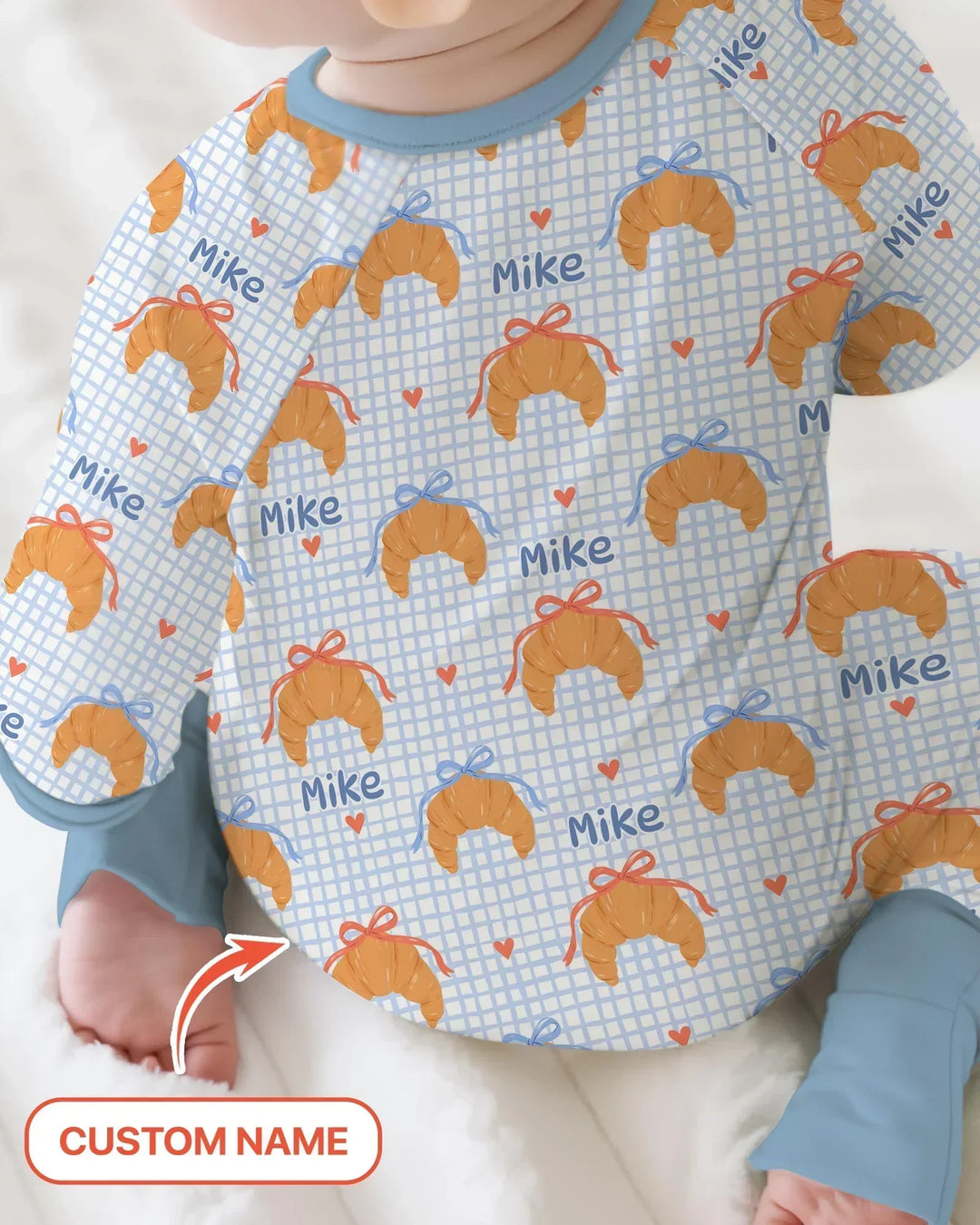 Breakfast Love Family Matching Bamboo Convertible Zippy