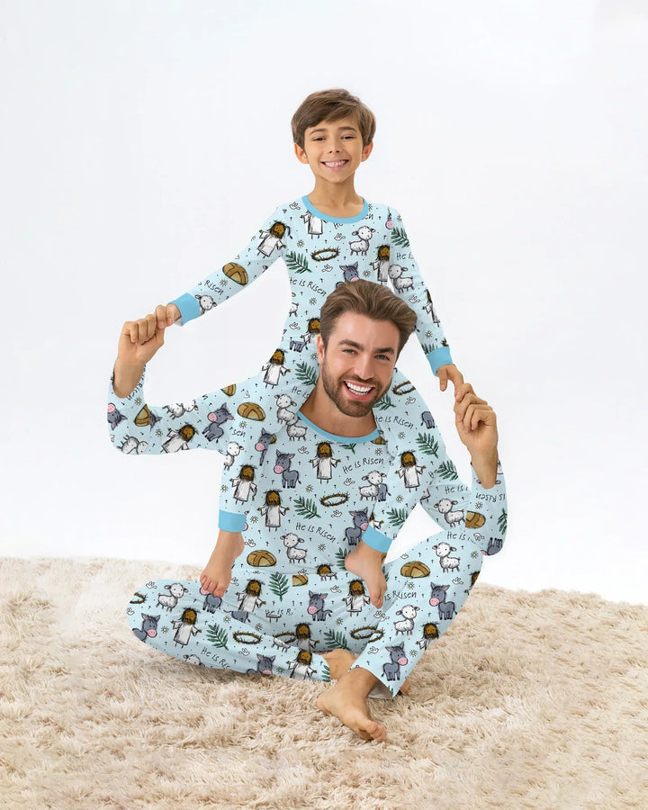 Vorlage Herren-Pyjama-Set