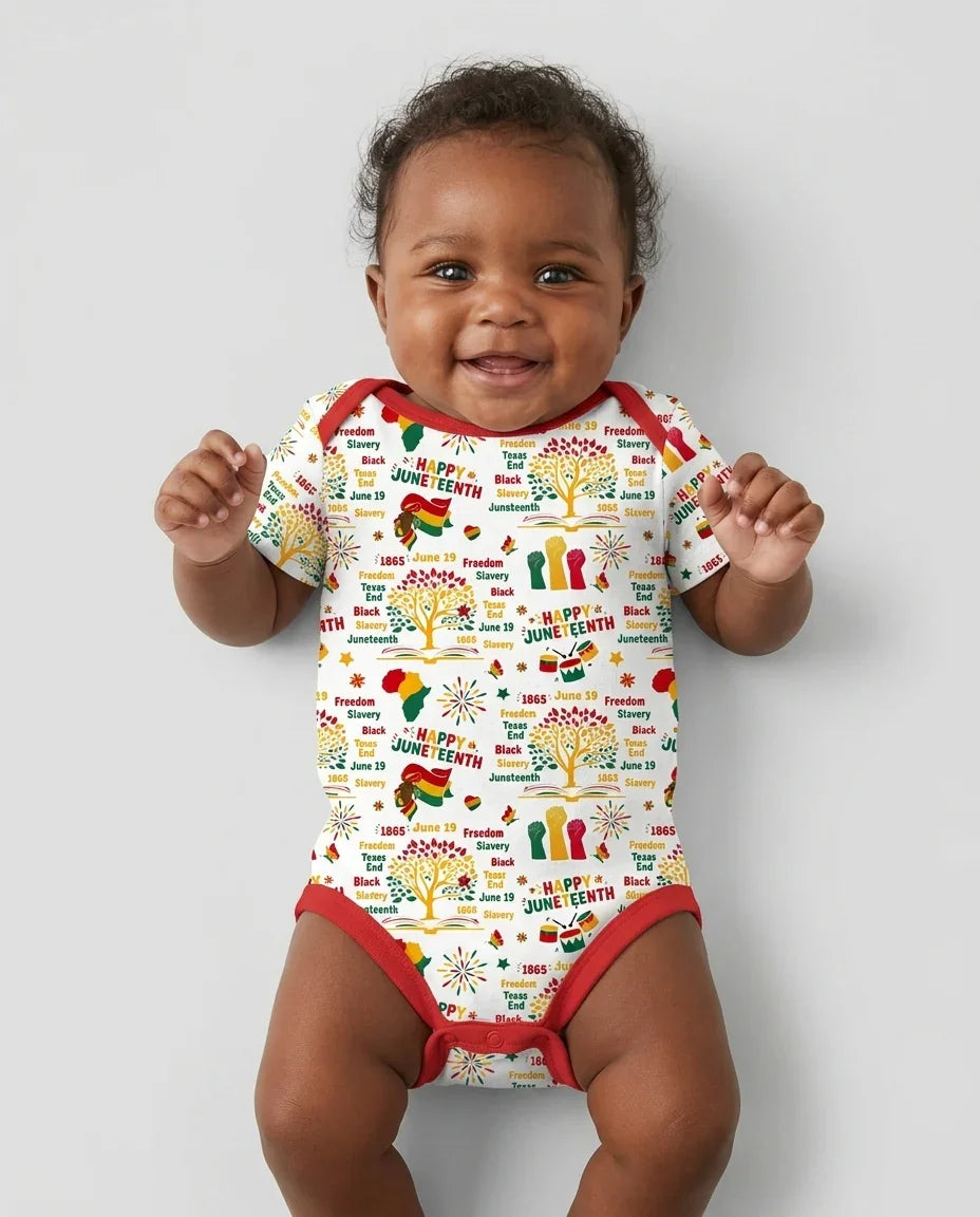 Happy Juneteenth Bamboo Bodysuit