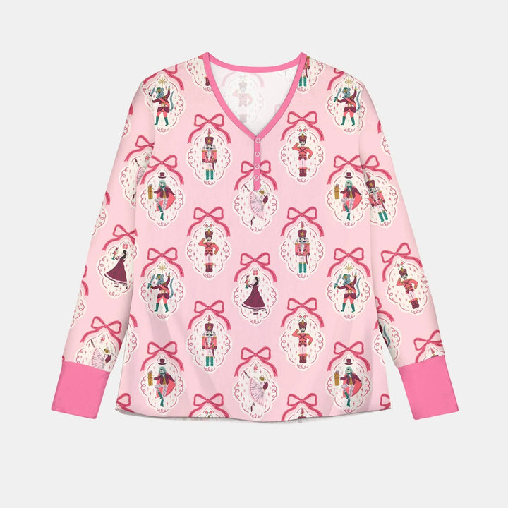 The Nutcracker Ballet Christmas Women Pajama Set , The Nutcracker Ballet Christmas Women Pajama Set - Only Shirt / S