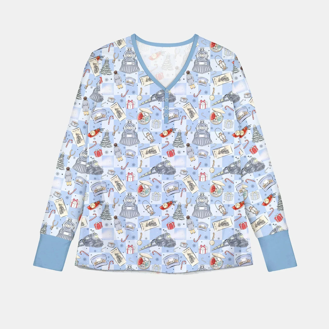 Vorlage für individuelles Damen-Pyjama-Set
