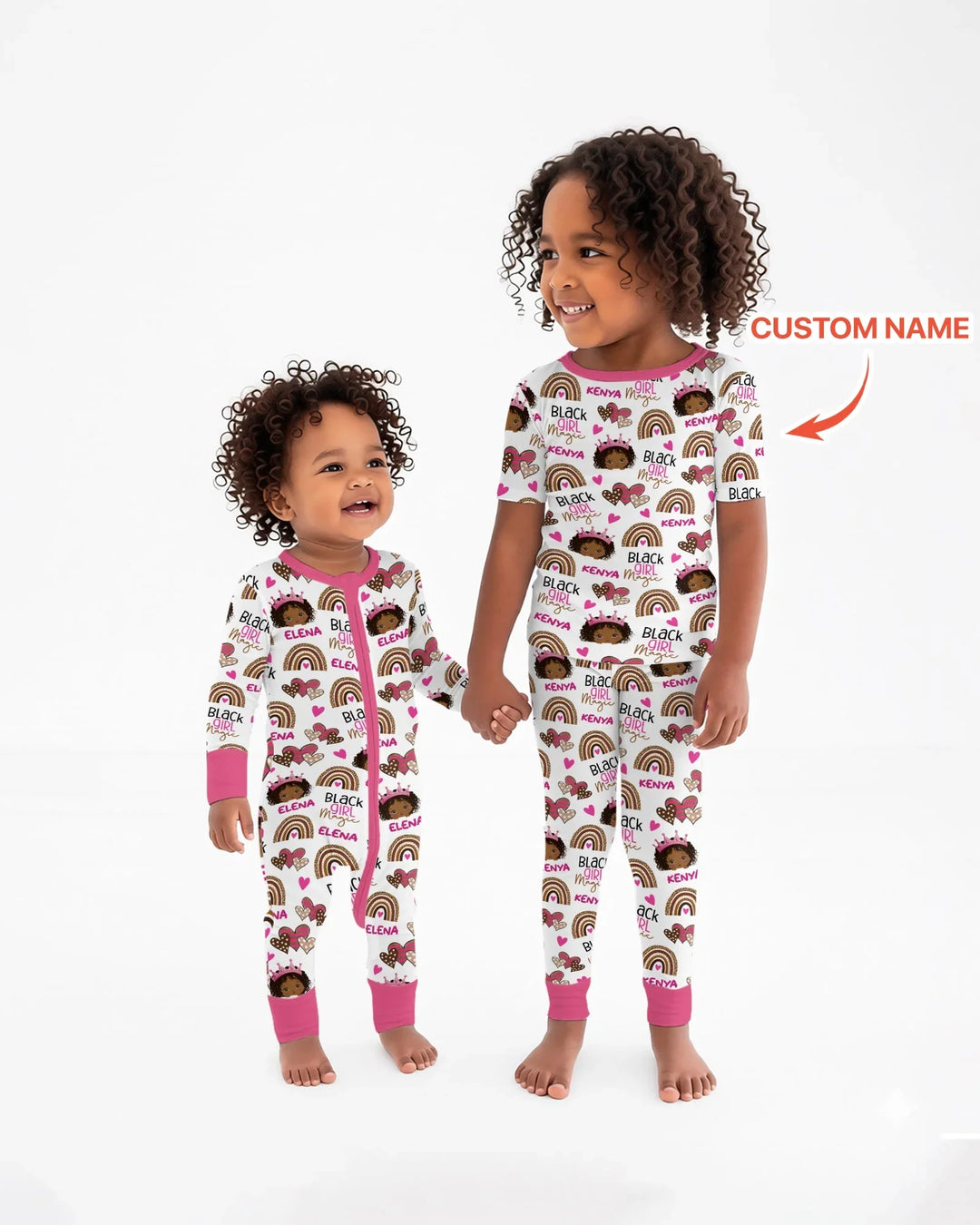 Zweiteiliges, kurzärmliges Pyjama-Set mit Marienkäfern