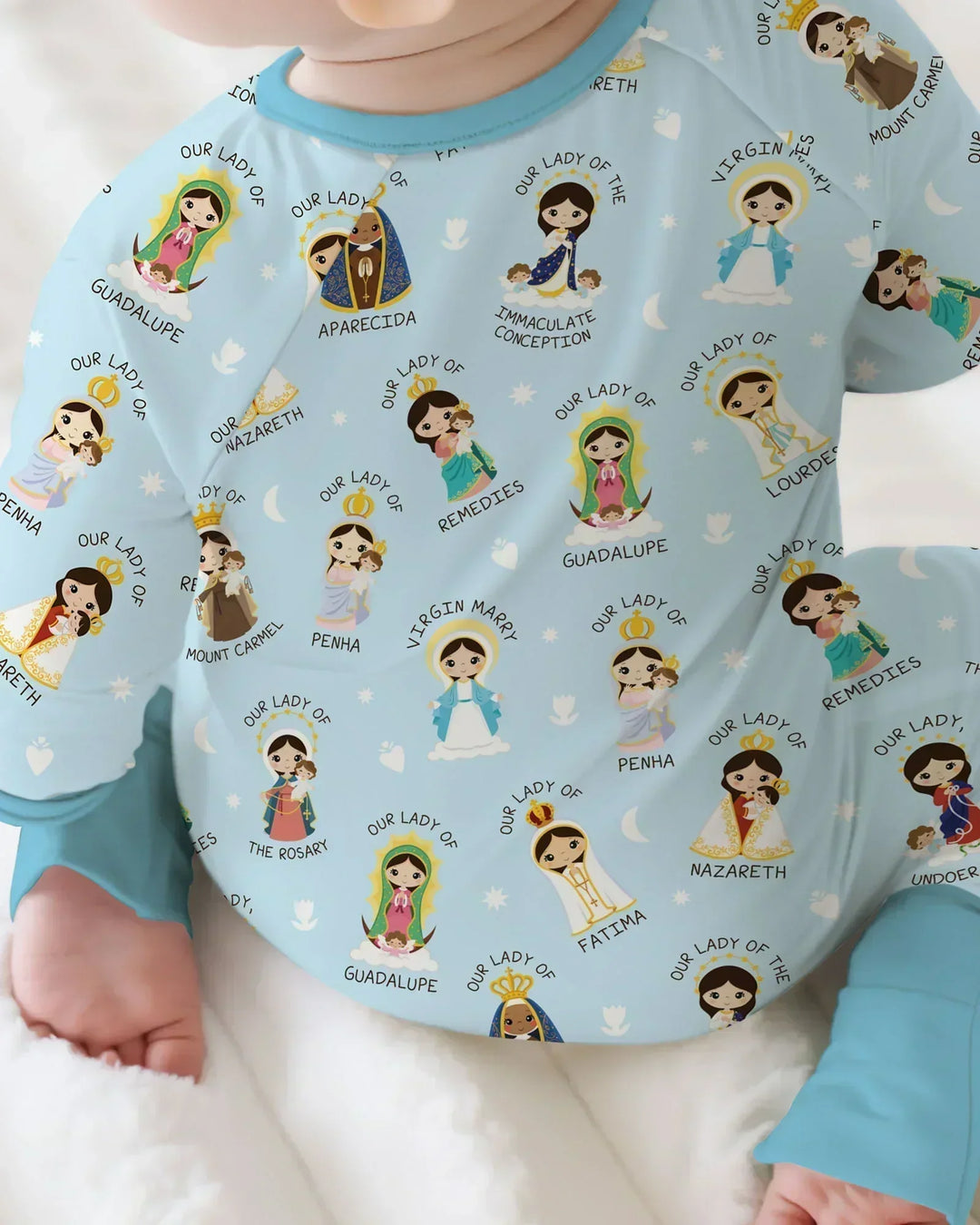 Gerippte Babykleidung mit individuellem Foto - Weich &amp; Skizzenhaft