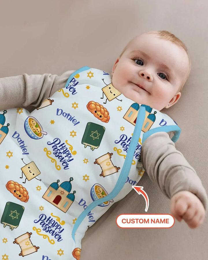 Custom name "Pesach Sameach" Bamboo Sleep Bag