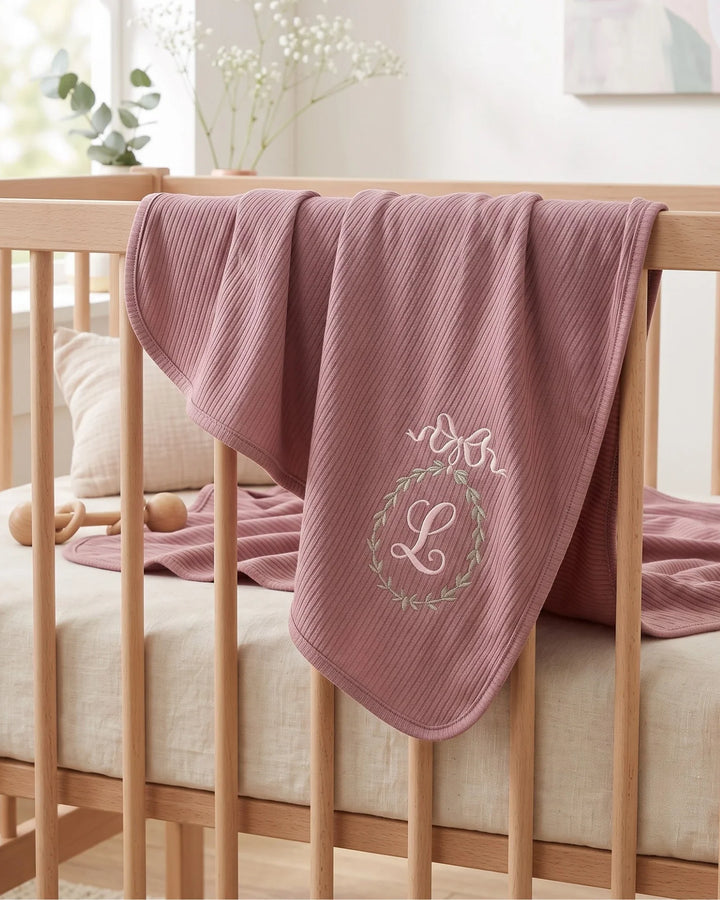 Gerippte Babykleidung mit individuellem Foto - Weich &amp; Skizzenhaft