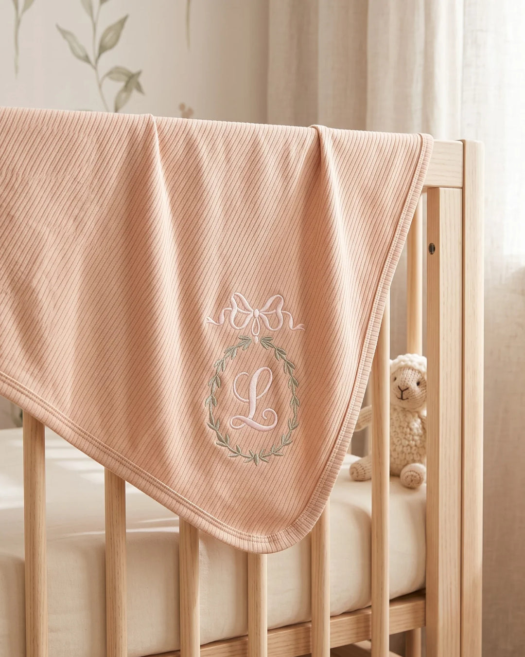 Gerippte Babykleidung mit individuellem Foto - Weich &amp; Skizzenhaft
