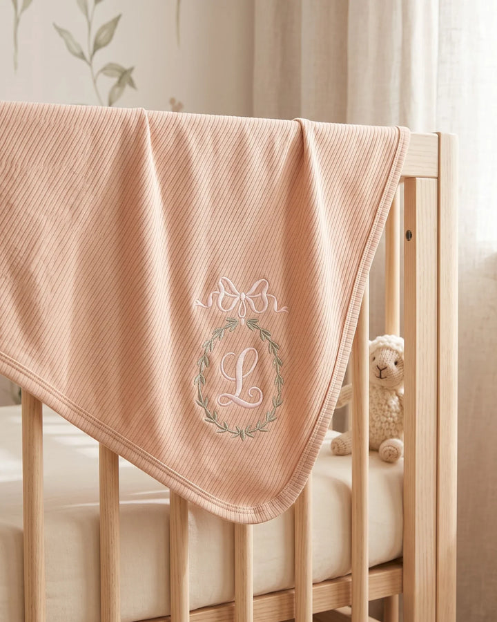 Gerippte Babykleidung mit individuellem Foto - Weich &amp; Skizzenhaft