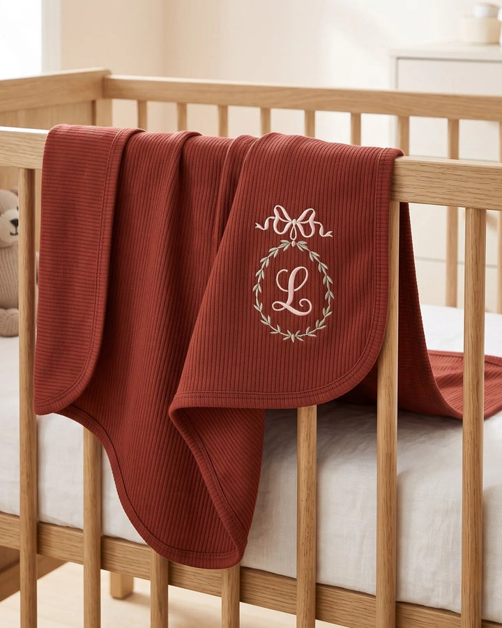 Gerippte Babykleidung mit individuellem Foto - Weich &amp; Skizzenhaft
