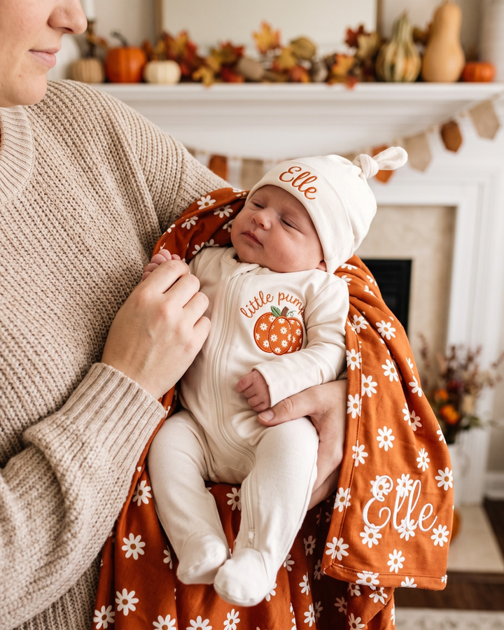 Gerippte Babykleidung mit individuellem Foto - Weich &amp; Skizzenhaft